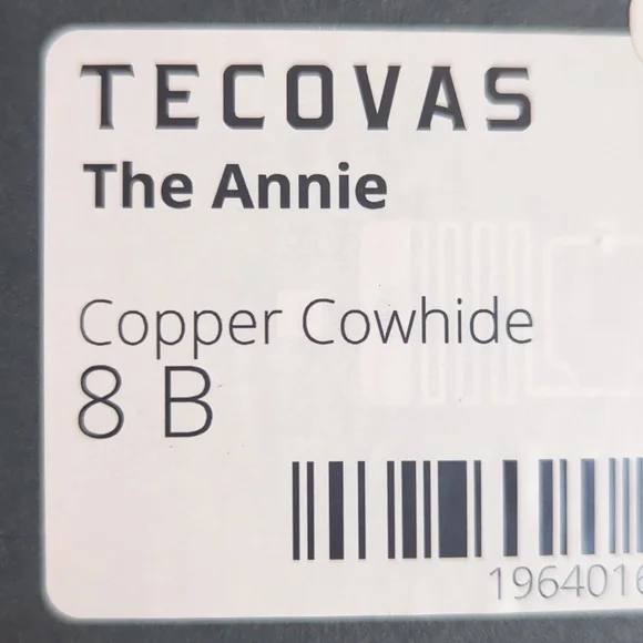 NWT Tecovas Annie Copper Snip Toe Cowgirl Boots Size 8 - Picture 8 of 8